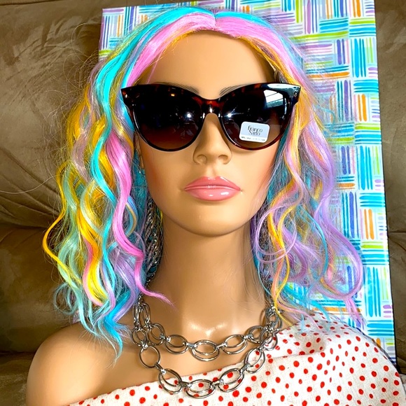 Leopard frame glasses NWT womens 100% UVA & UVB Protection Franco Sarto - Picture 4 of 16